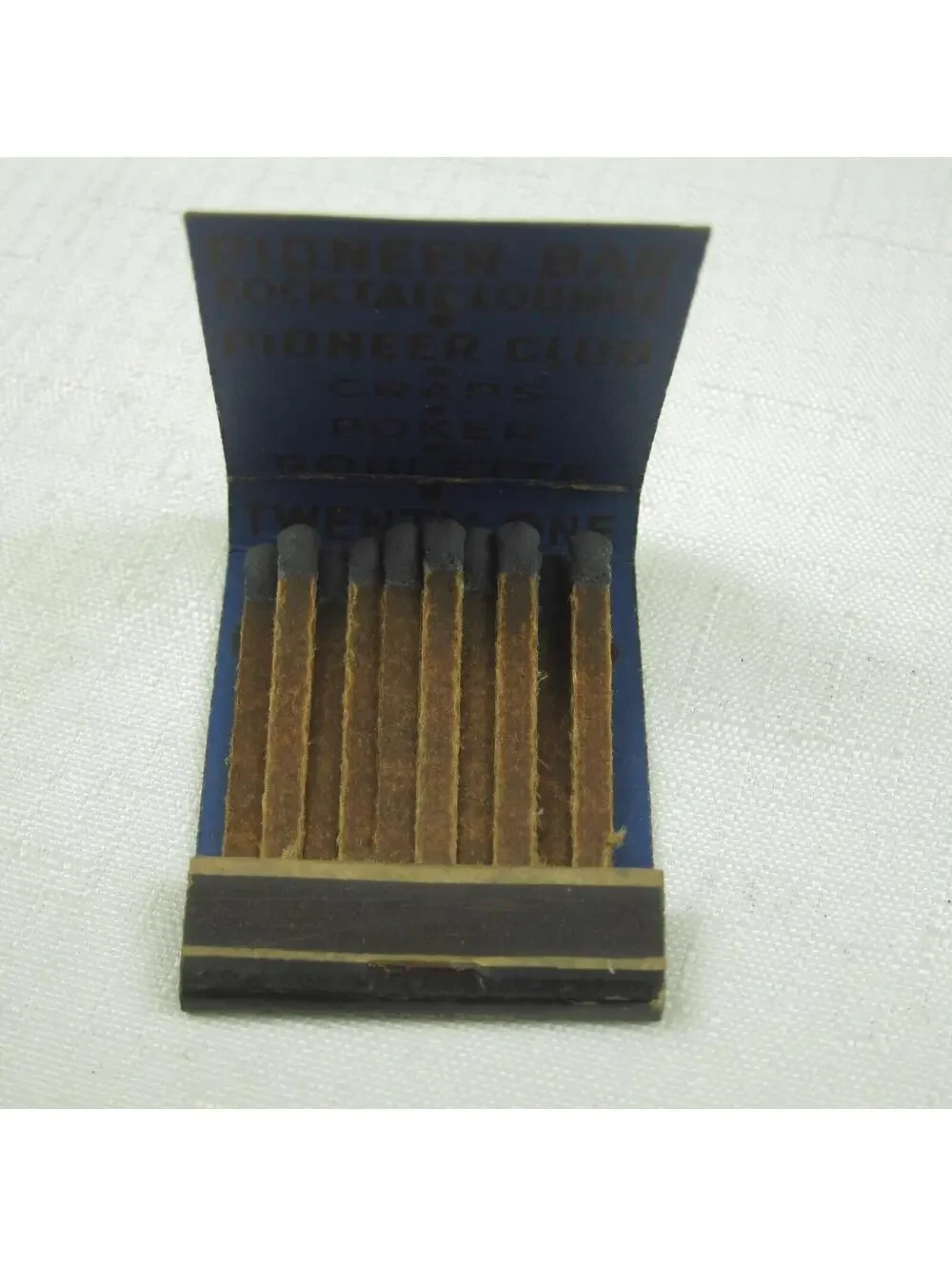 3 Vintage Matchbooks Minneapolis Club, Pioneer Club Las Vegas & BPOE Elks Lodge